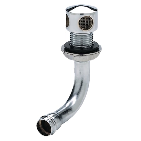 Seachoice 90 Degree Thru-Hull Vent For 9/16" or 5/8" Hose, Chrome Plated 23041